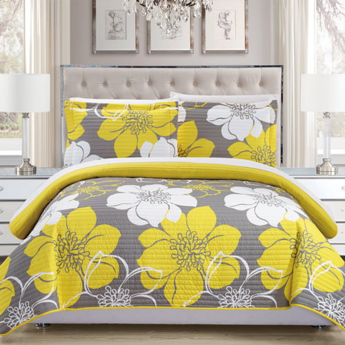 Wayfair Yellow & Gold Quilts, Coverlets, & Sets You'll Love in 2023